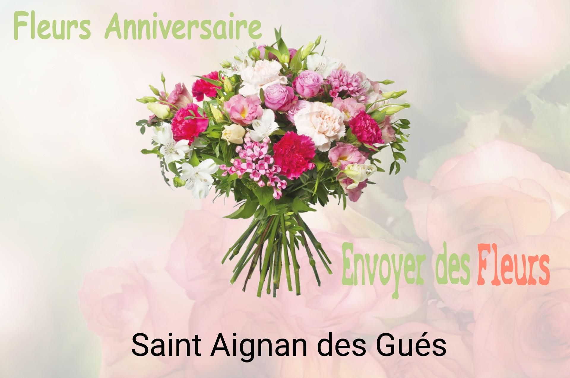 Bouquet de fleurs d’anniversaire livré à Saint-Aignan-des-Gués
